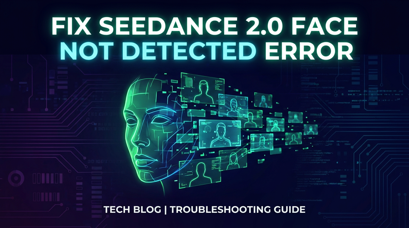 Fix "Seedance 2.0 Face Not Detected" Error: 5 Proven Solutions That Actually Work